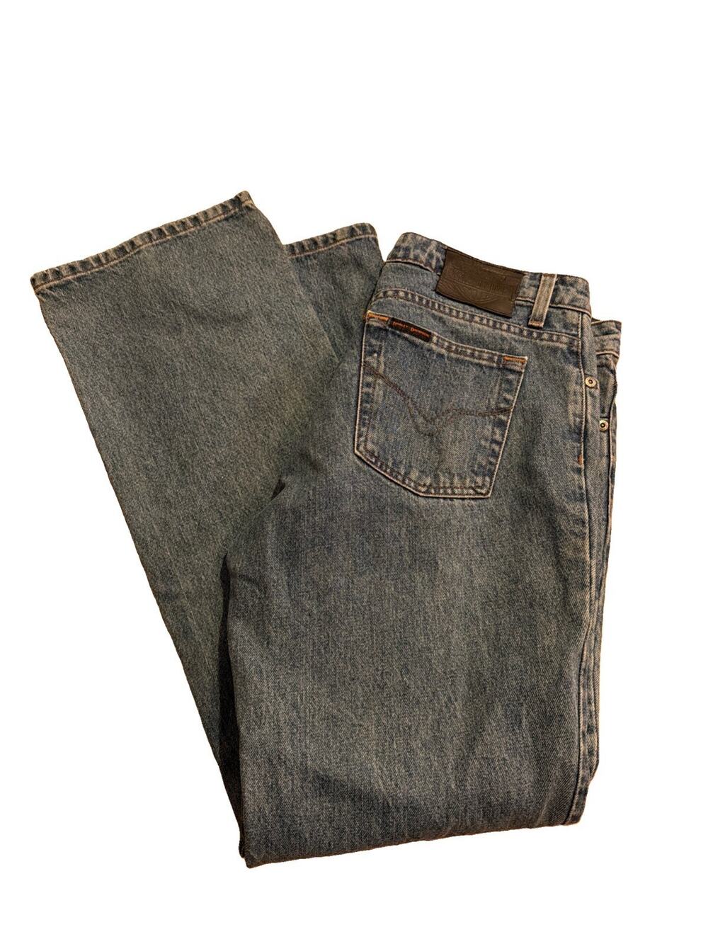 Harley Davidson Bootcut Women's Jeans Size 10 Blue Flex Denim Mid Rise
